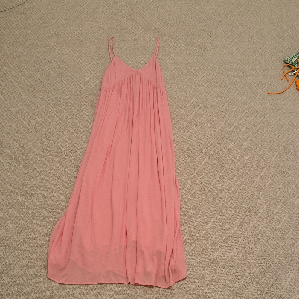 Z Supply Pink Maxi Dress with Spaghetti Straps